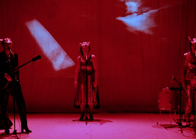 Cabaret Copi Quoi? Zut! Zob! Love! festival COPIRIGHT Théâtre l'Étoile du Nord intro father in the Sky lumières Xavier Hollebecq guitare/chant Julien Kosellek chant Nathalie Savary Anne Moret