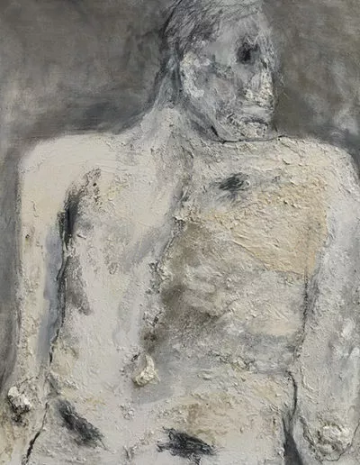 chaman esprit acrylique et caséine sur toile série Chamanes
